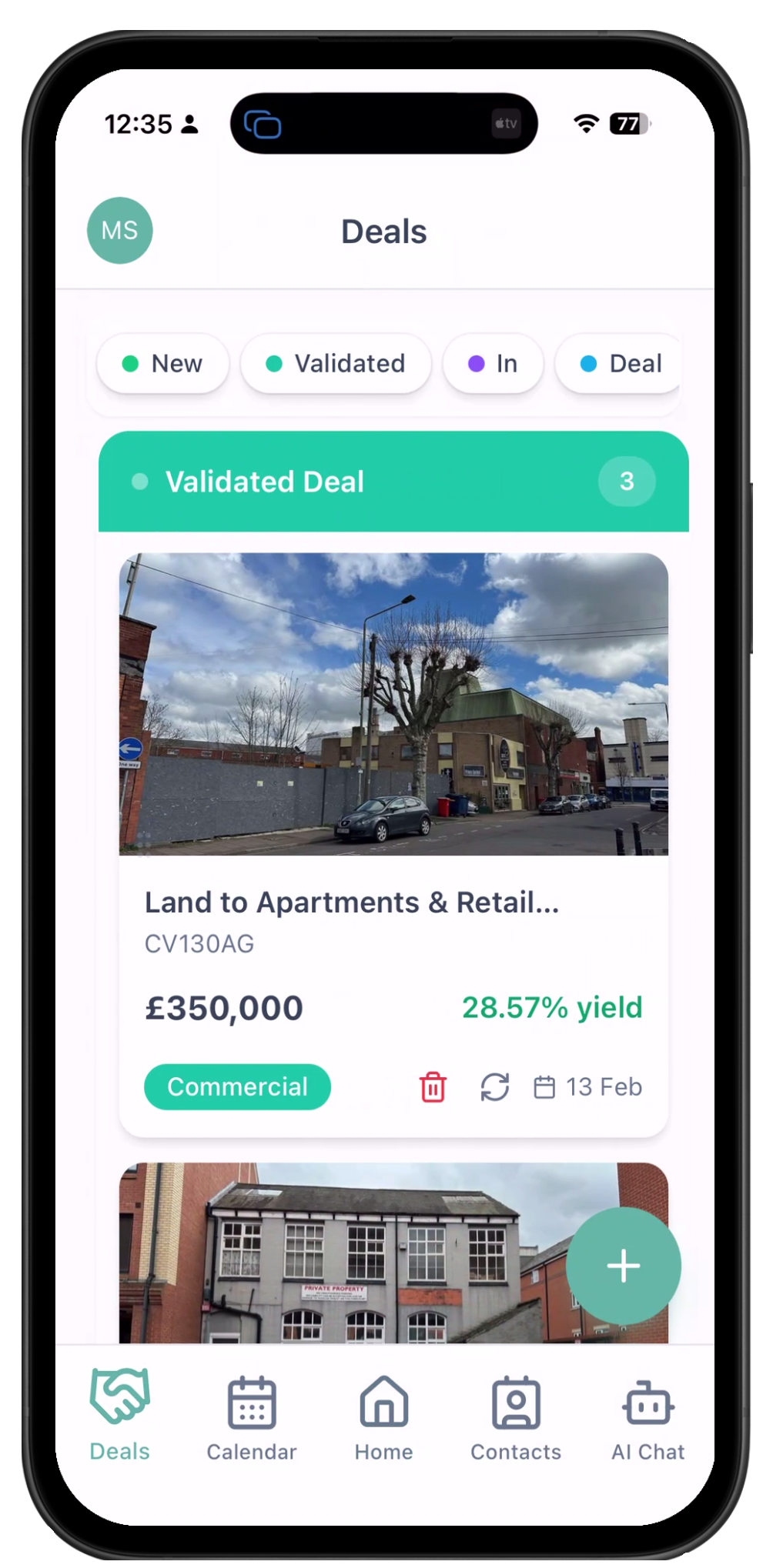 Deal Pipeline - Mobile